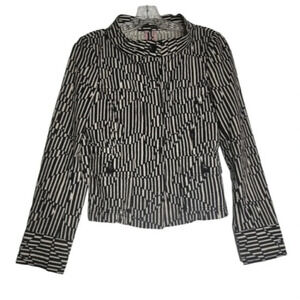 Maxmara weekend Women's light jacket Black & white Shacket Size 2